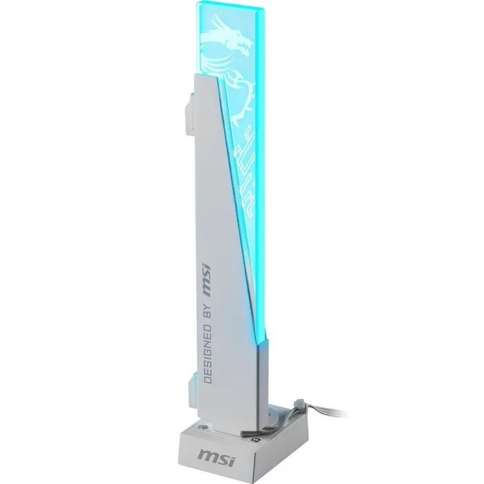 SUPPORT GPU MPG GRAPHICS CARD STAND ARGB WHITE